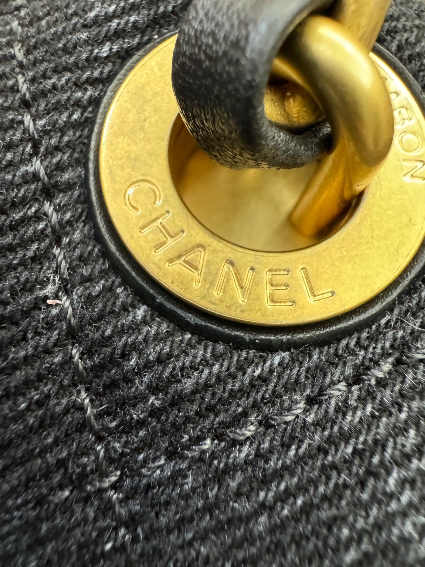 CHANEL Mini 25 Bag 黑牛仔26C