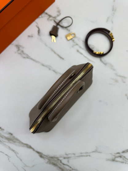 HERMES Bolide 25 大象灰金扣 Epsom Etoupe GHW