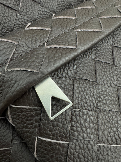 BV Intrecciato Backpack Grained Calfskin Fondant