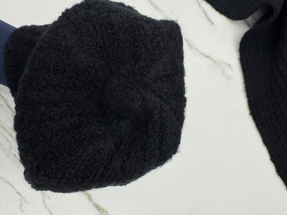 CHANEL Beanie & Scarf 糯米條針織冷帽 圍巾