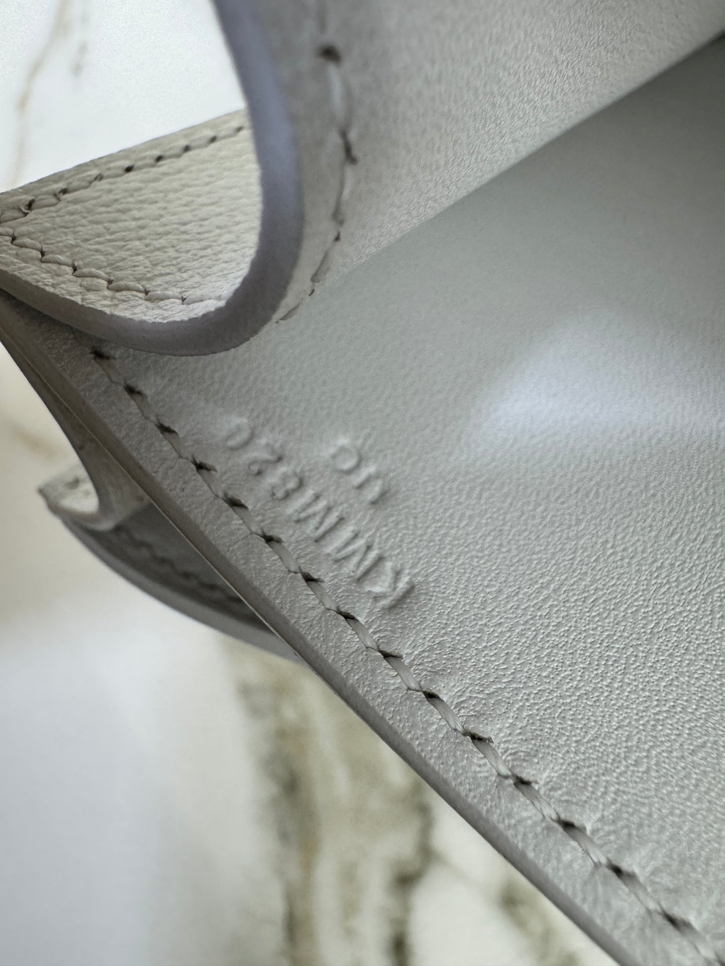 HERMES Mini Constance 新白色 銀扣 Evercolor 0U New White PHW