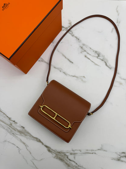 HERMES Mini Roulis Gold Evercolor GHW