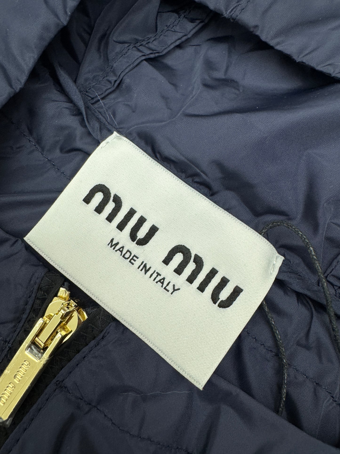 MIU MIU 防曬外套 深藍色