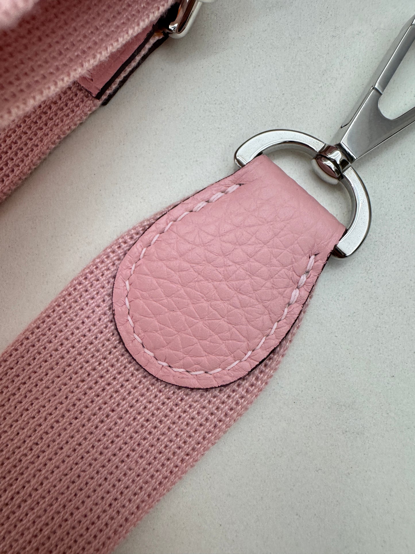 HERMES Evelyne 23 櫻花粉銀扣 3Q Rose Sakura PHW