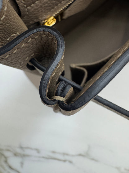HERMES Kelly 25 斑鳩灰金扣 內縫 Togo 81 Gris Tourterelle GHW
