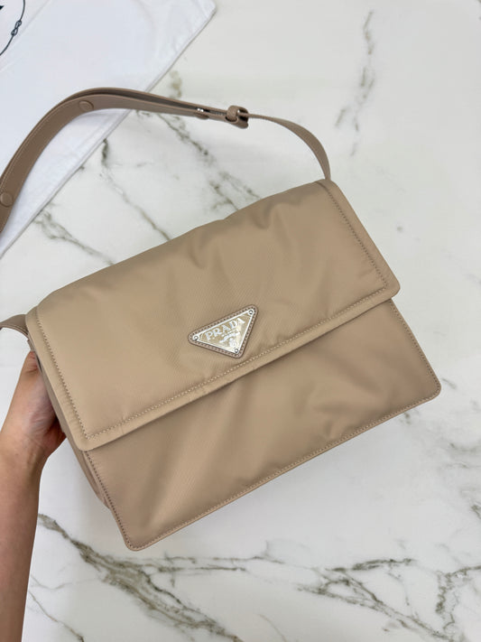 PRADA Cini Medium Beige