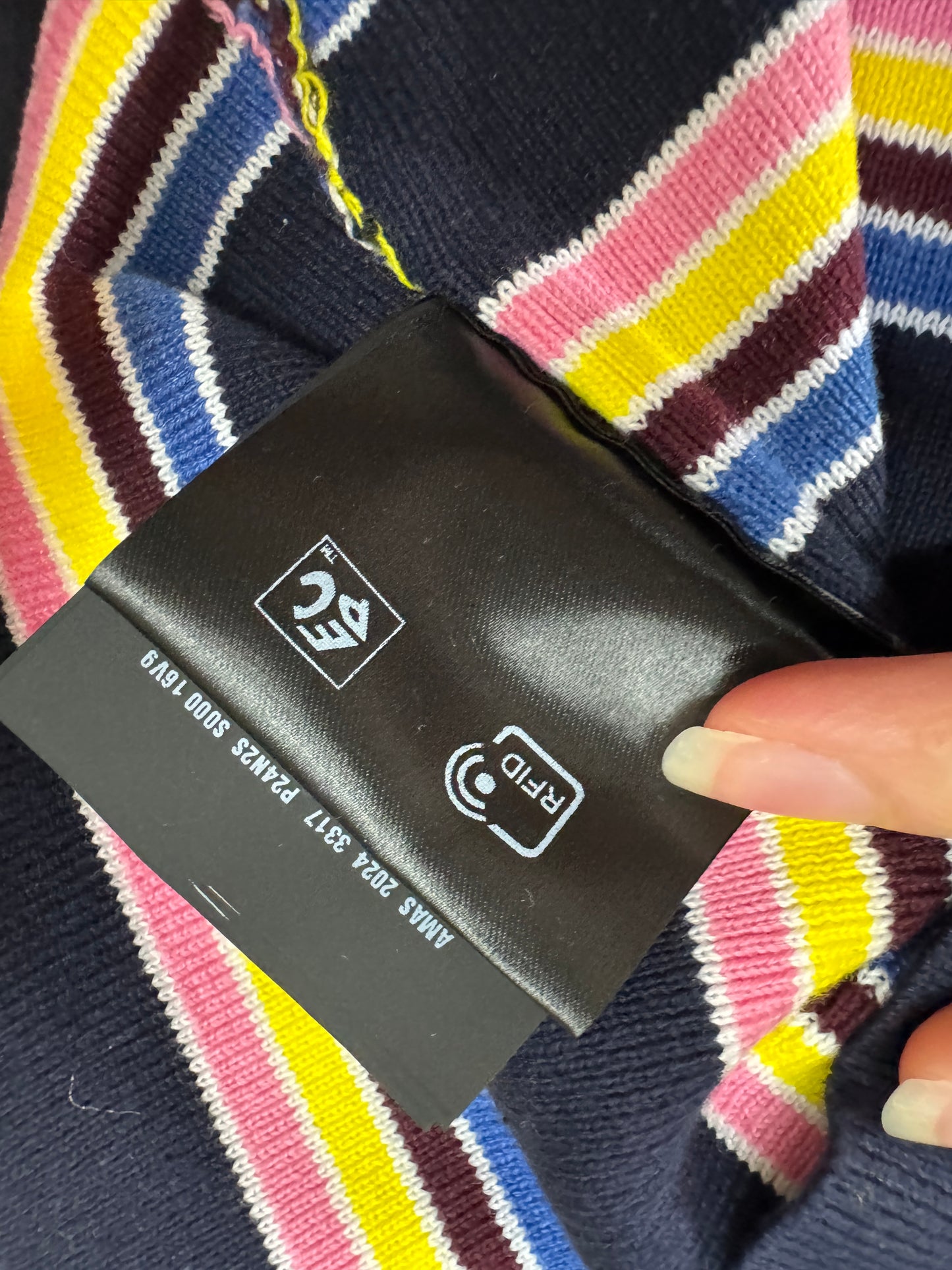 PRADA 彩色條紋針織背心