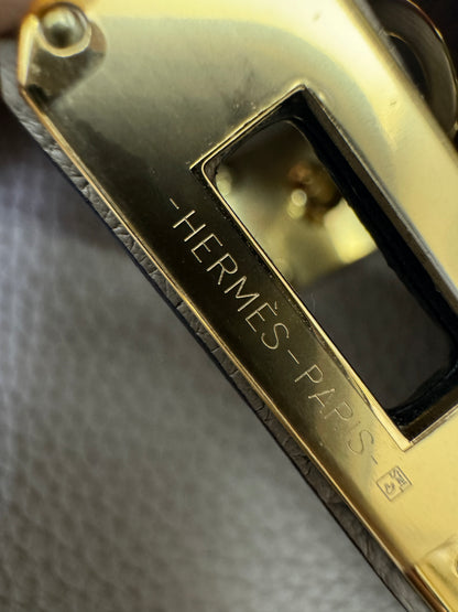 HERMES Kelly 25 斑鳩灰金扣 內縫 Togo 81 Gris Tourterelle GHW