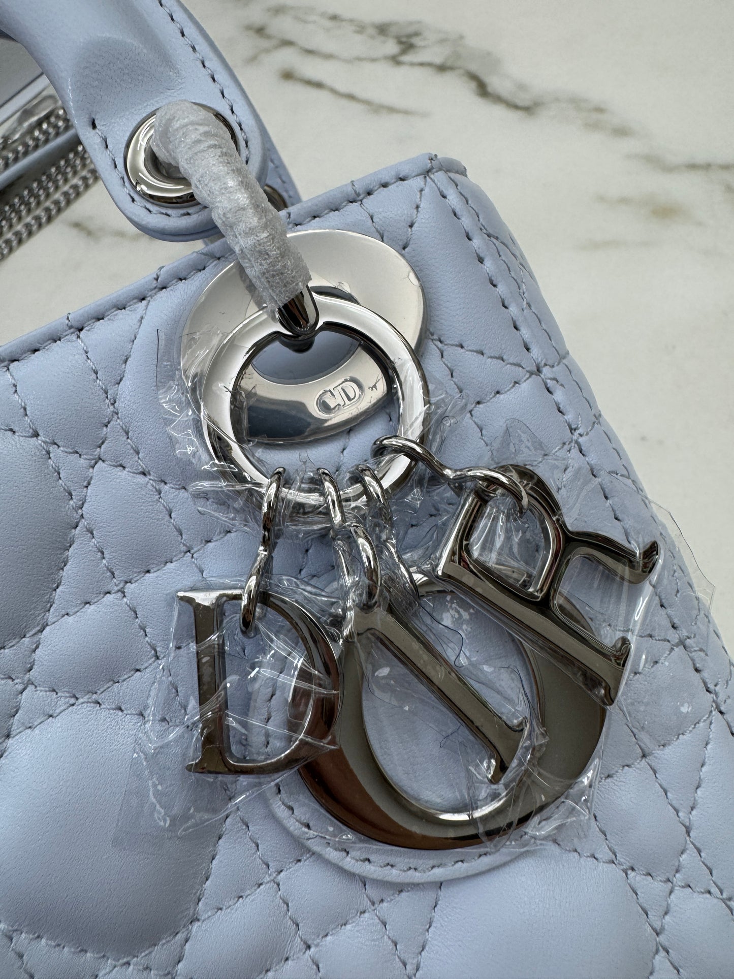 DIOR Mini Lady Dior Shirt Blue