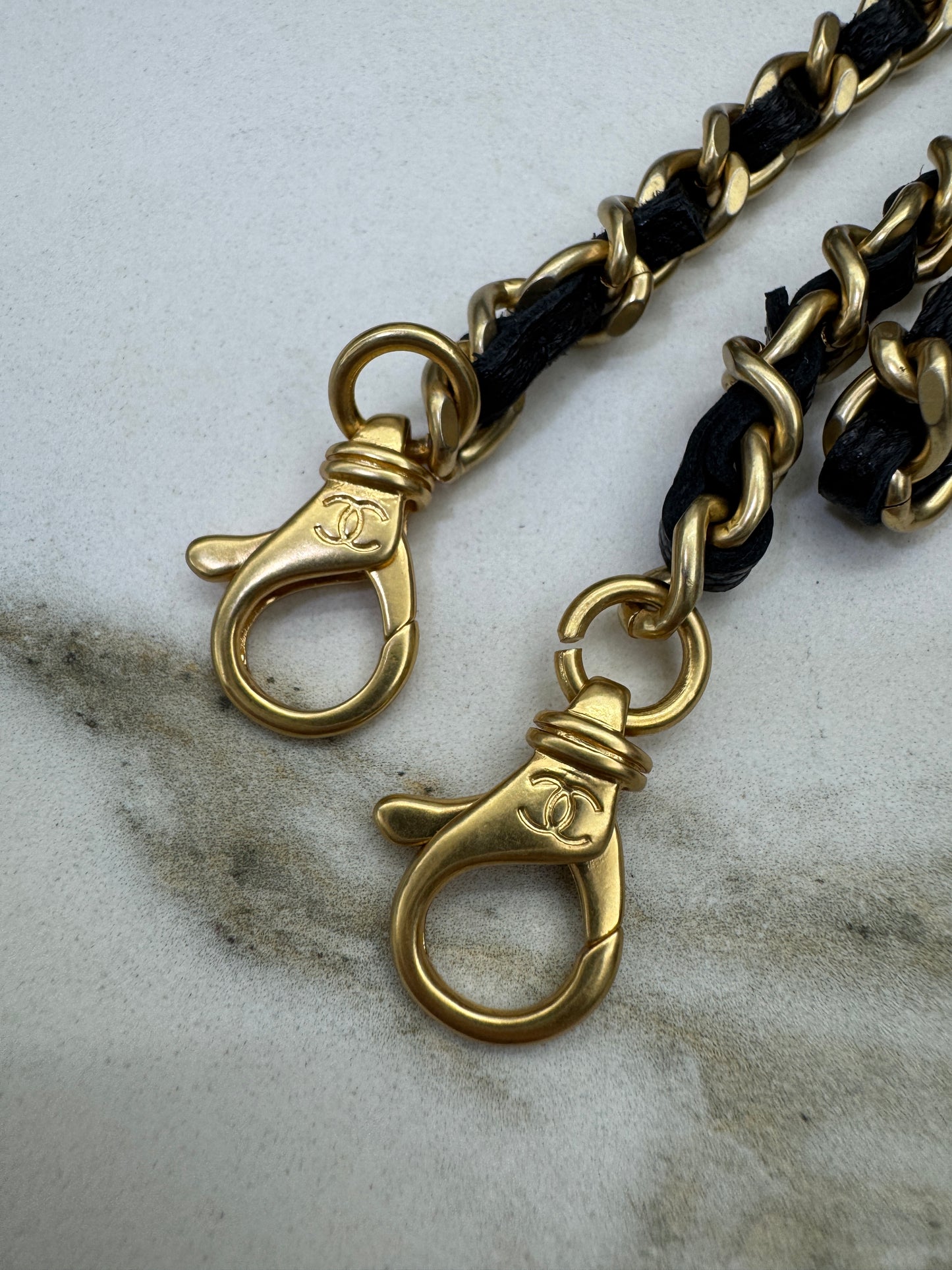 CHANEL 25P 拉絲金扣 LP盒子包