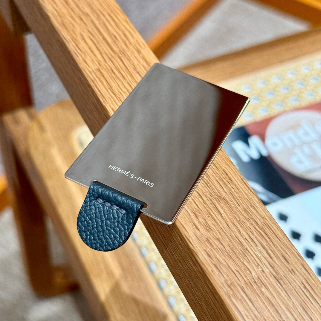 HERMES Mini Constance 鏡子款 黑銀 Epsom