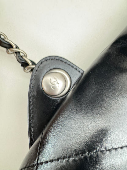 CHANEL 22Bag Backpack 黑銀 Black PHW