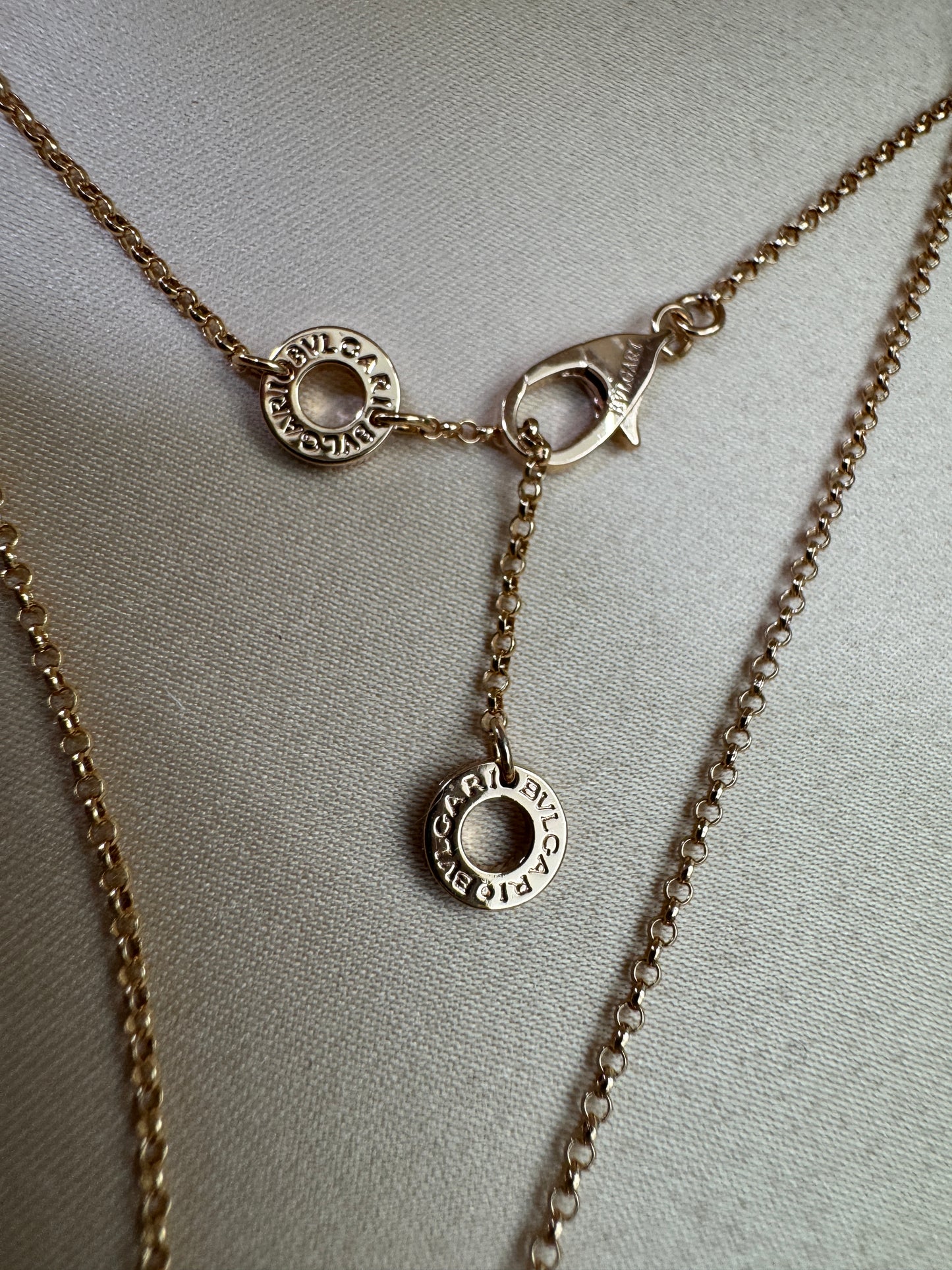 BVLGARI B Zero 玫瑰金項鏈