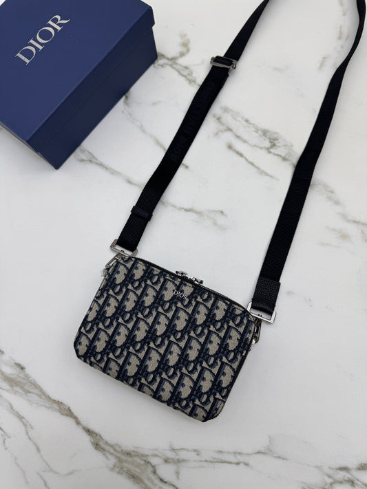 DIOR Zipped Pouch with Strap