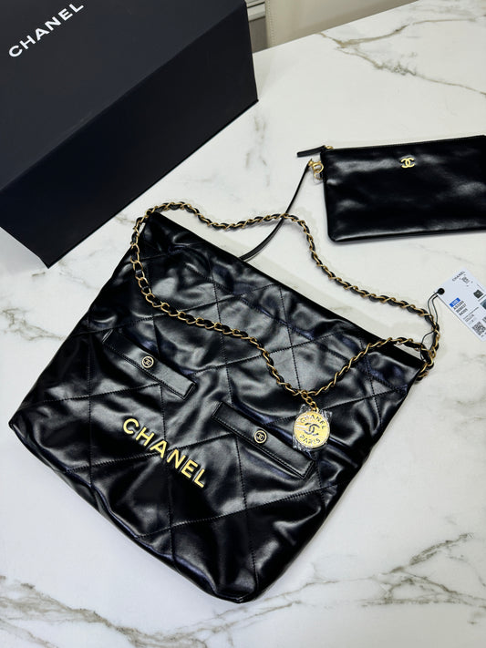 CHANEL 22Bag 雙口袋 S 24B