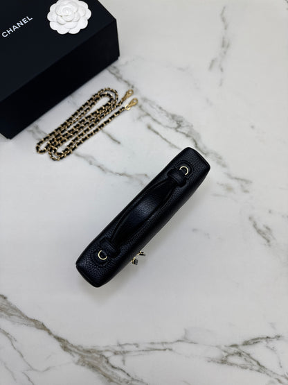 CHANEL 26A 荔枝紋LP盒子包 中號23cm