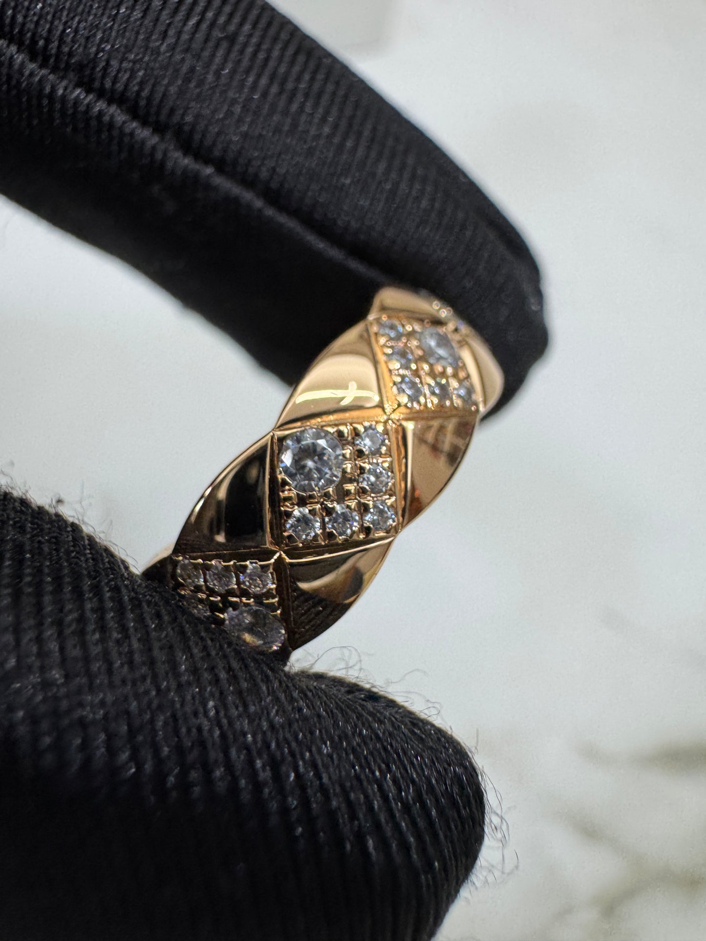 CHANEL Coco Crush Ring 米金色 Beige Gold