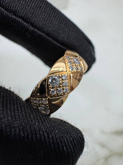 CHANEL Coco Crush Ring 米金色 Beige Gold