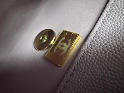 CHANEL Coco Handle 24P紫色 Small