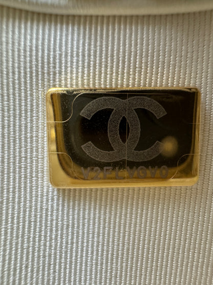 CHANEL Mini 31Bag 油蠟羊皮 白色 新版