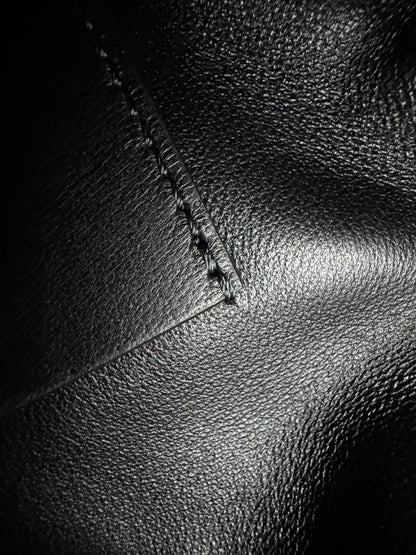 BV Intrecciato Mini Bag with Flap Black