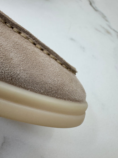 LORO PIANA Charms Walk Babouche Loafers Sand
