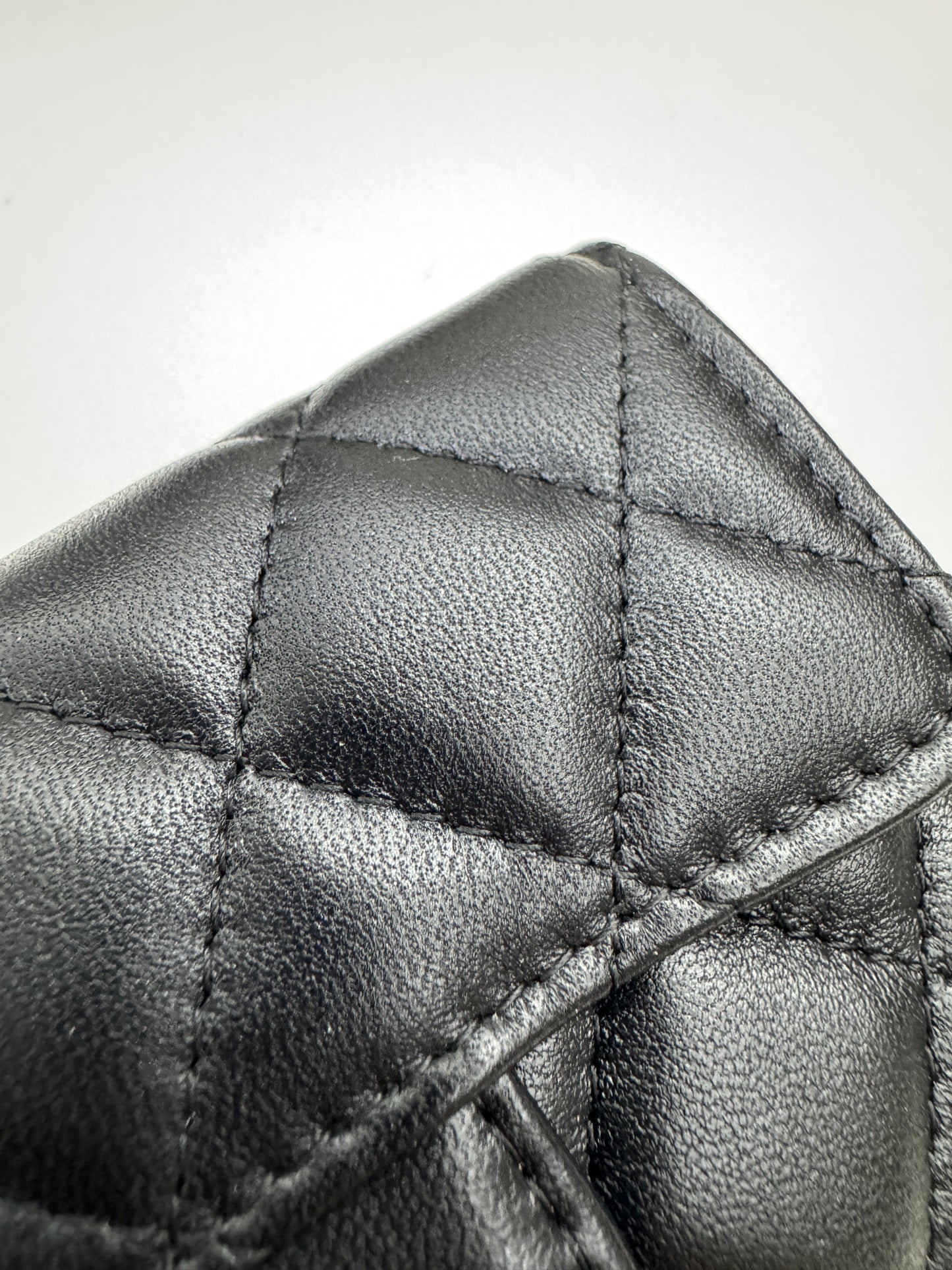 CHANEL CF Cardholder 羊皮黑金