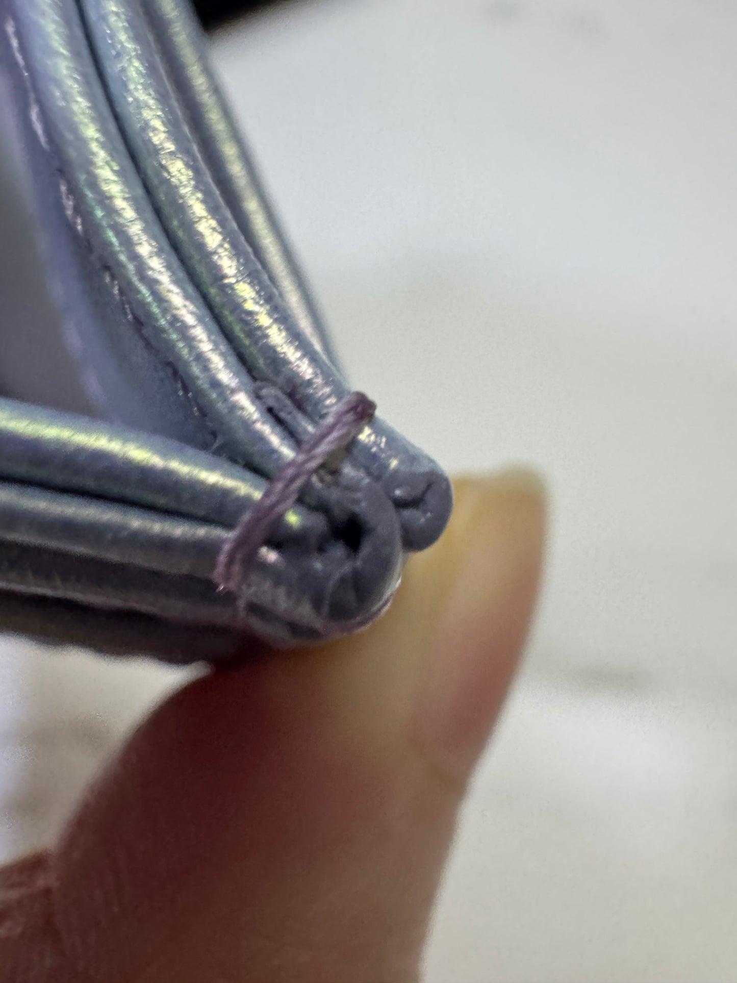 CHANEL 19卡包 22P人魚姬幻彩紫