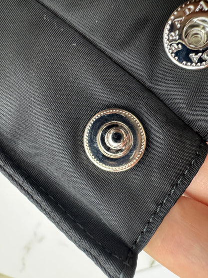 PRADA Cini 郵差包黑色 Medium