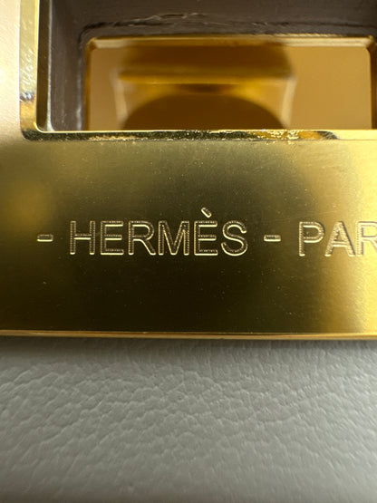HERMES Mini 2424 冰川白金扣 Evercolor
