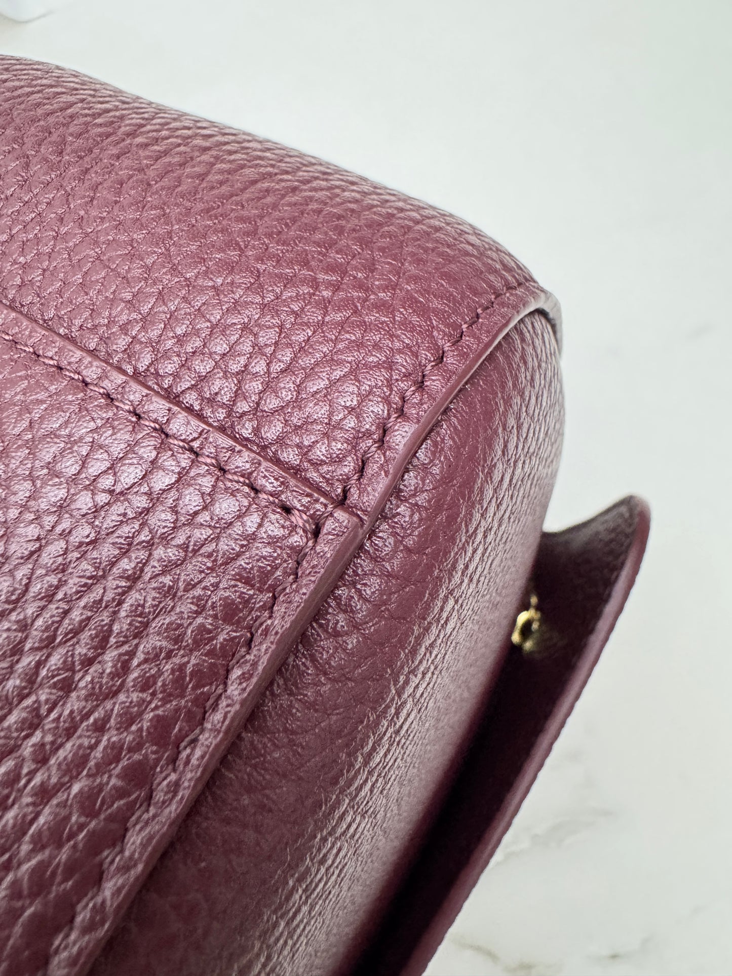 CHANEL 26S Maxi Flap Bag Small 酒紅色金扣 Burgundy GHW