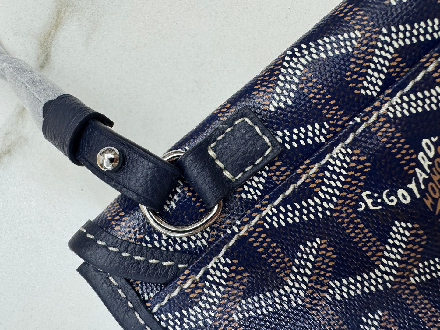 GOYARD Mini Anjour Tote 海軍藍【另配包夾】