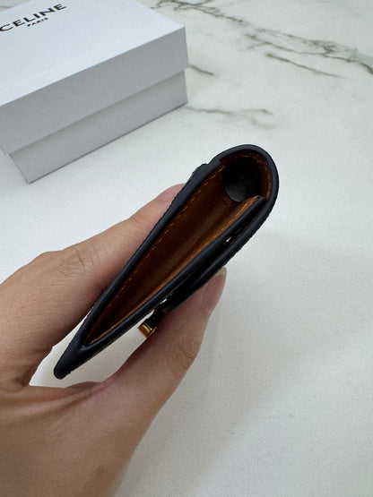 CELINE Triomphe 老花帆布 Cardholder