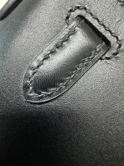 HERMES Mini Kelly I 黑金 Box皮 Kelly Pochette