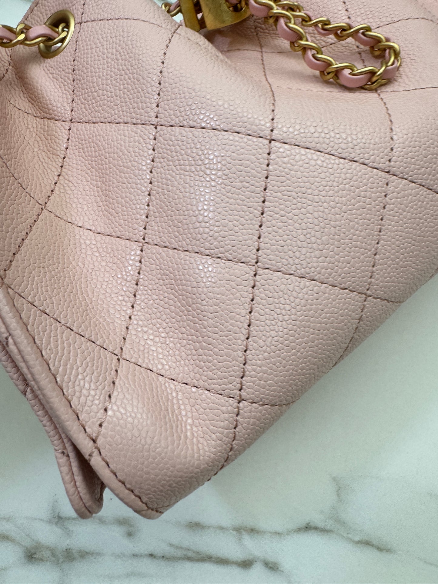 CHANEL Mini 25Bag 26P櫻花粉