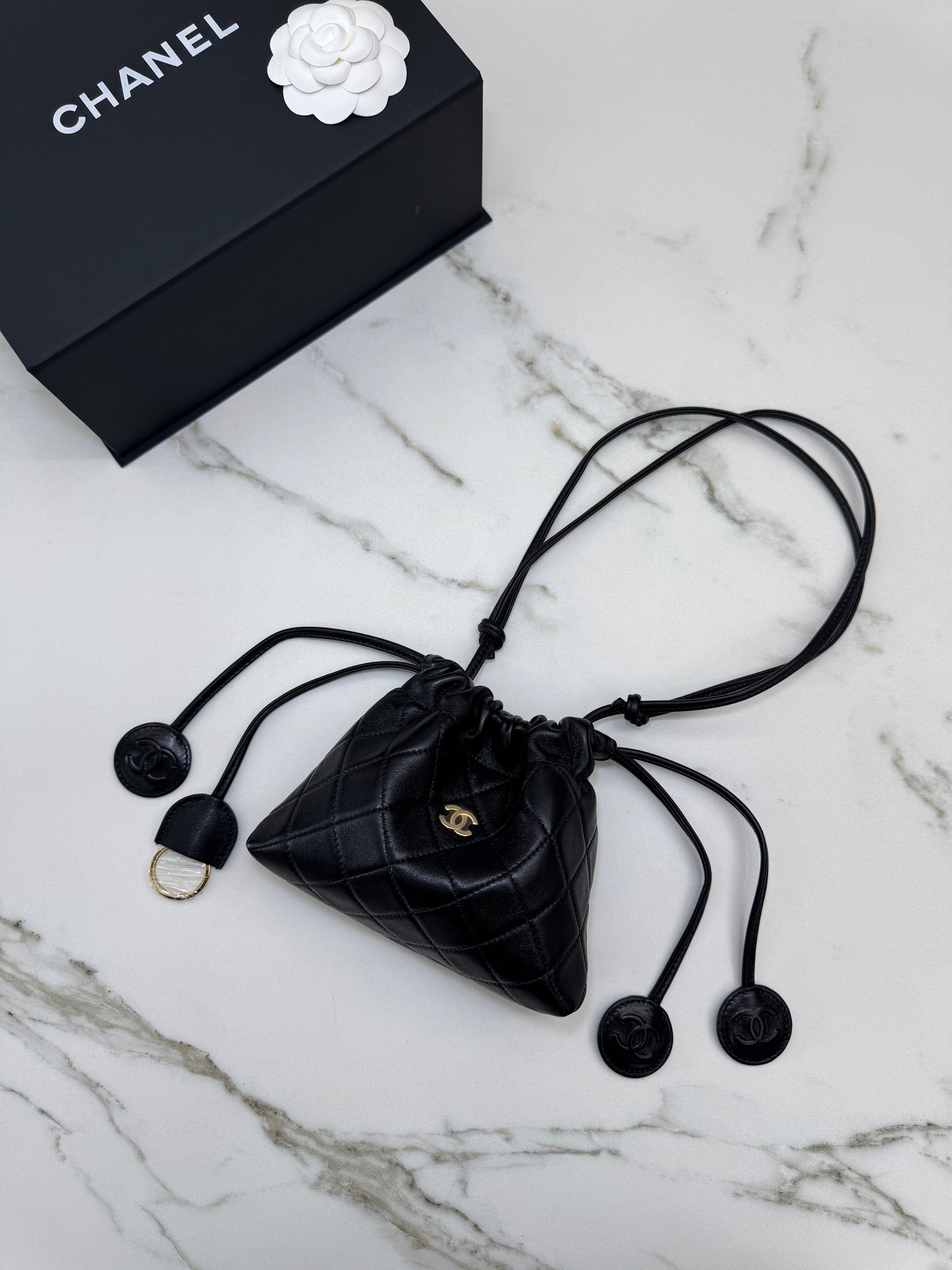 CHANEL 26S 抽繩福袋 Mini