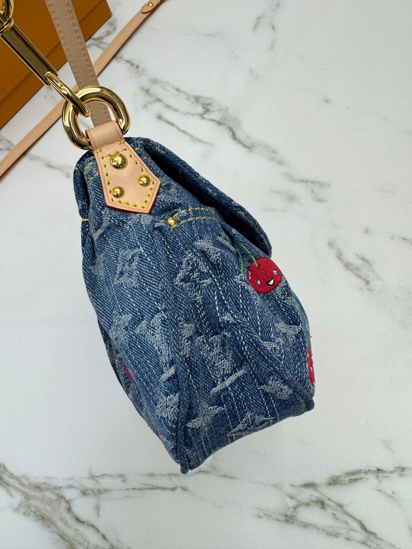 LV X TM Sunset Cherry Denim