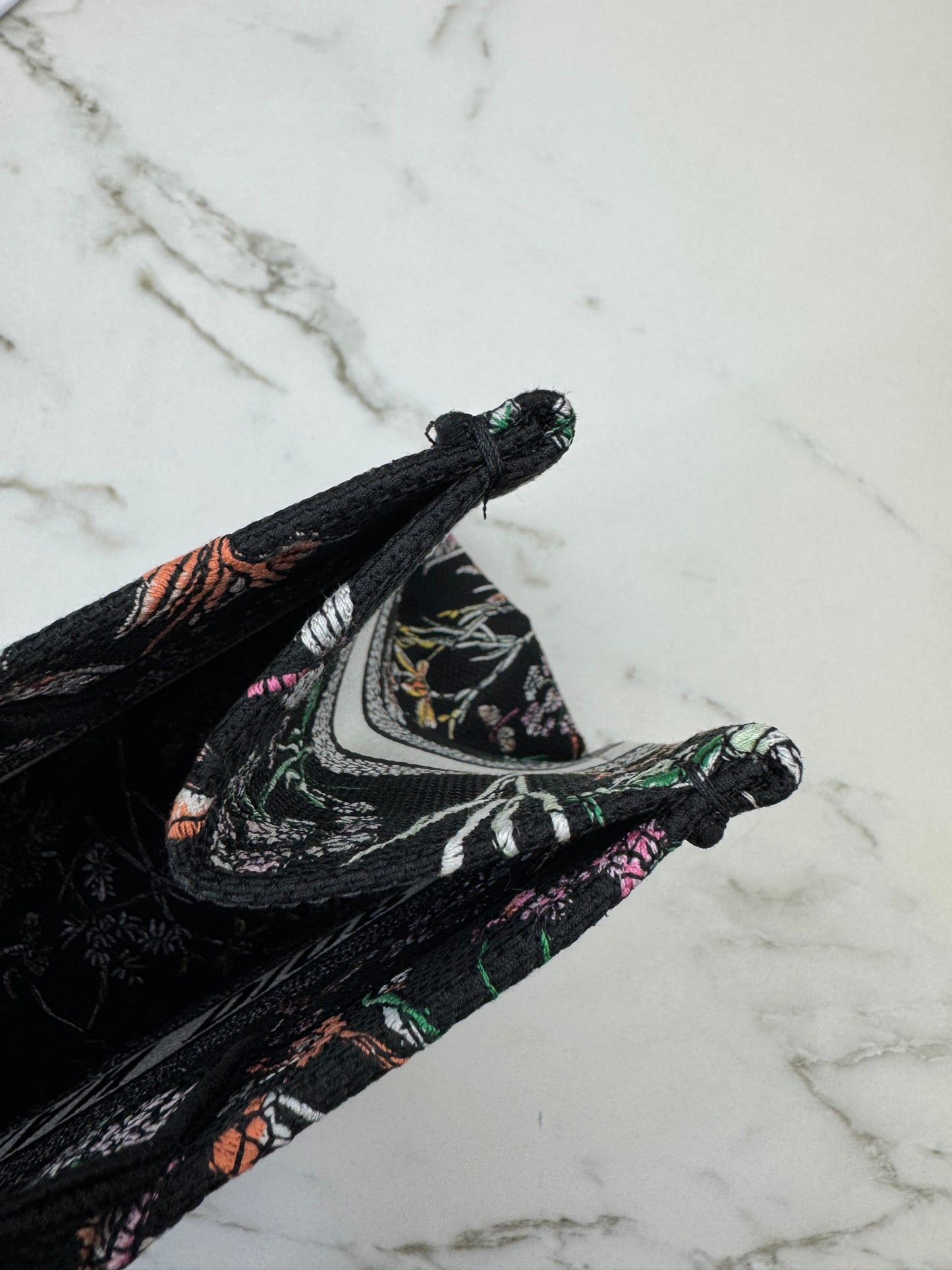 DIOR Book Tote Herbarium Black Medium