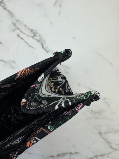 DIOR Book Tote Herbarium Black Medium