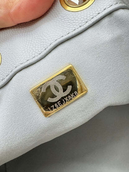 CHANEL 25Bag 淺灰色 Small
