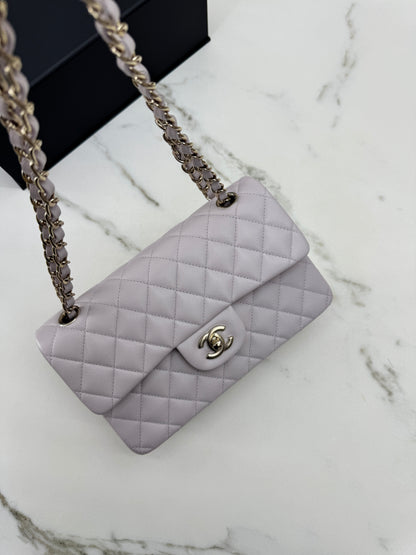 CHANEL CF23 Small 21S Liliac Caviar Calfskin GHW