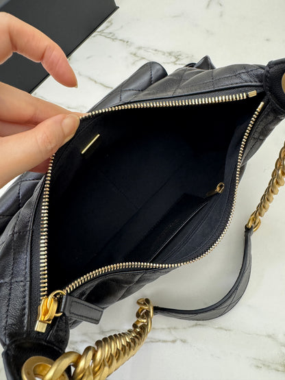 CHANEL 25C 多口袋Hobo 黑色
