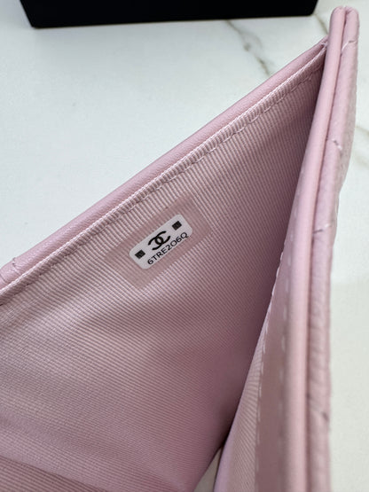 CHANEL Passport Holder 粉紅色