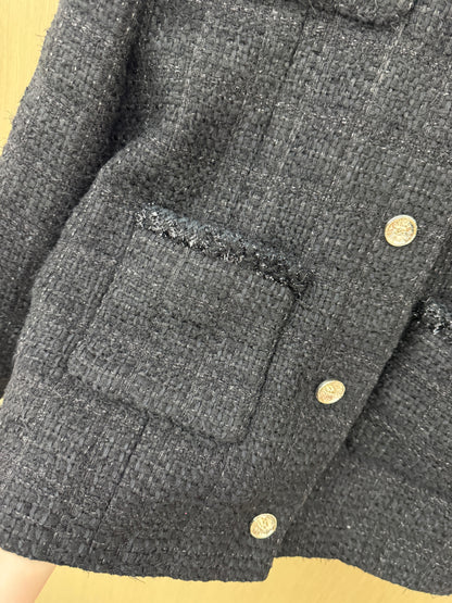 CHANEL 25B Tweed 連帽外套【Jennie同款】
