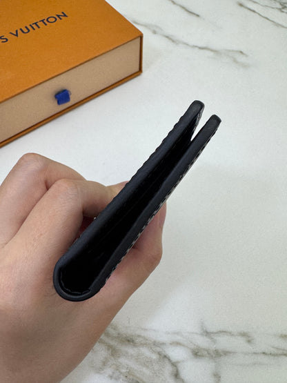 LV Pocket Organizer 黑色滑皮款Monogram Shadow