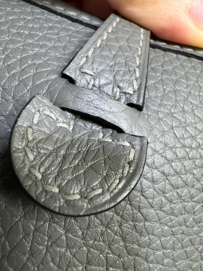 HERMES Mini Evelyn 積雨雲灰 0L Gris Meyer TC 銀扣PHW