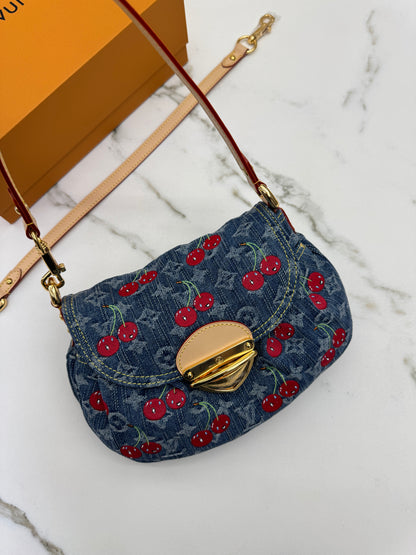 LV X TM Sunset Cherry Denim
