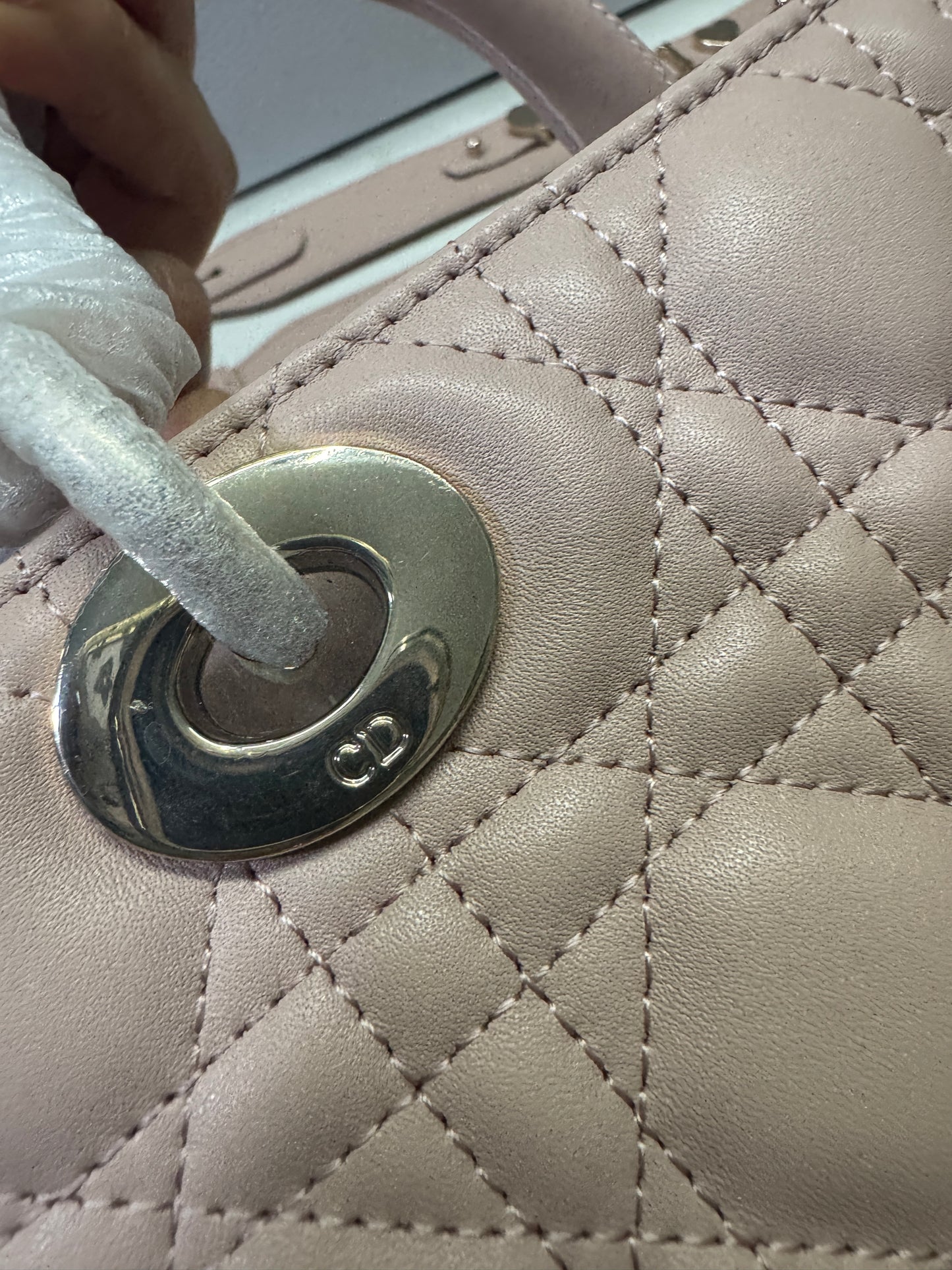 DIOR Lady Dior Small 胭脂粉