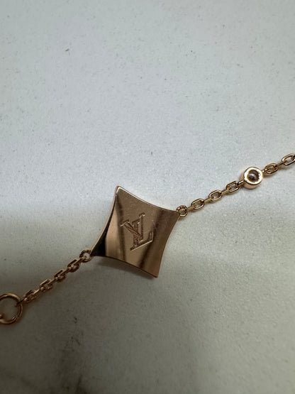 LV Flower Blossom 玫瑰金白貝母 手鏈