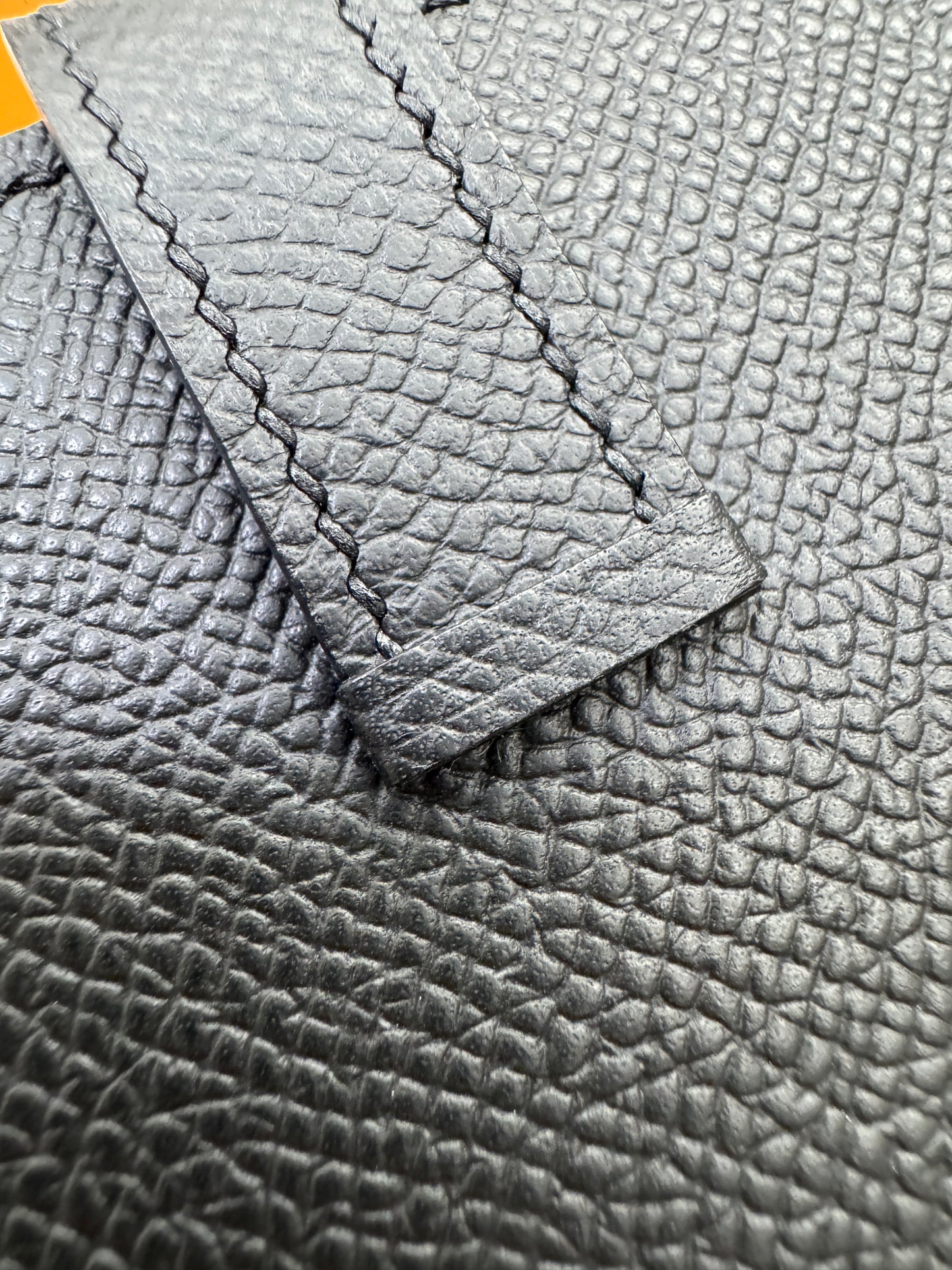 HERMES Bearn Wallet Black Epsom GHW